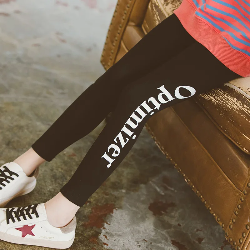 2020 Осенние эластичные леггинсы для девочек штаны повседневные спортивные брюки