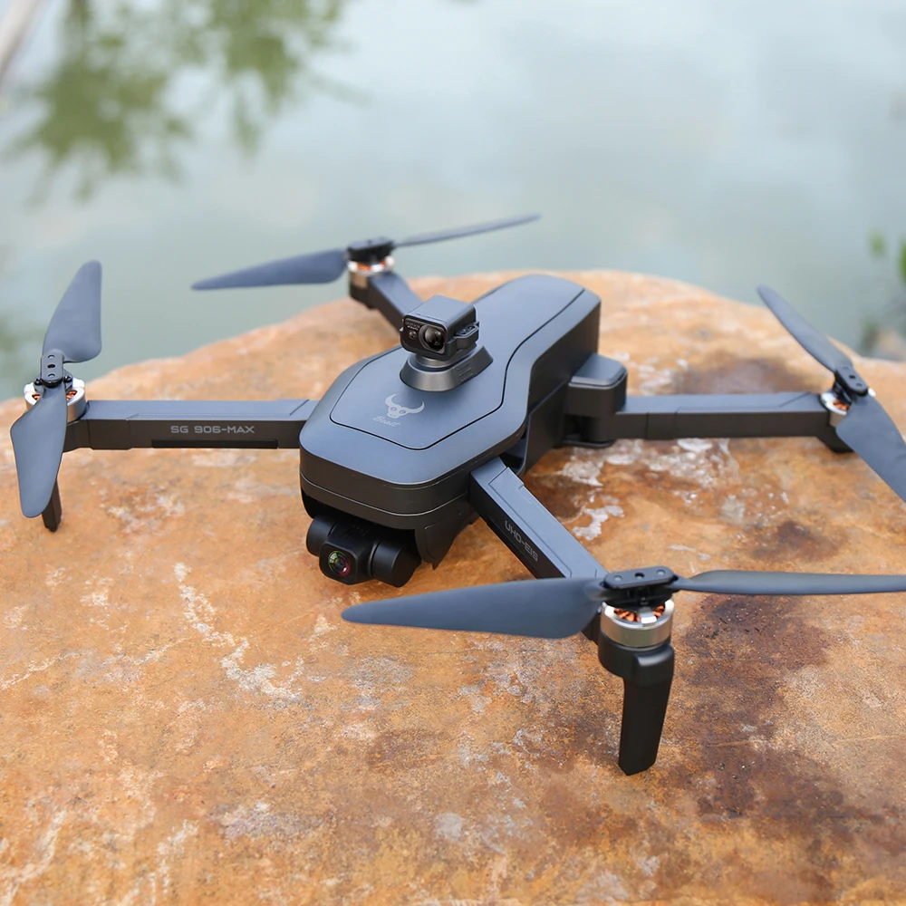 SG906 MAX/Pro2 GPS Дрон с разрешением 4k HD 3 осевому гидростабилизатору Камера 1 2 км видом