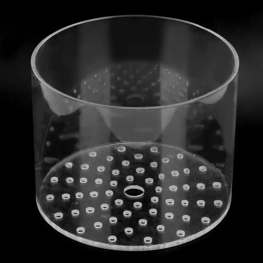 Акриловый коралловый кормушка прозрачный защита от кормления креветок для