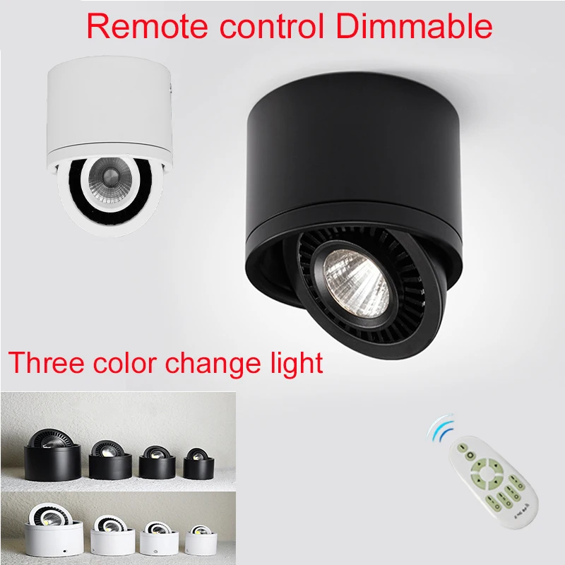 Светодиодный светильник с регулируемой яркостью COB вращается на 360 градусов 5 Вт/7