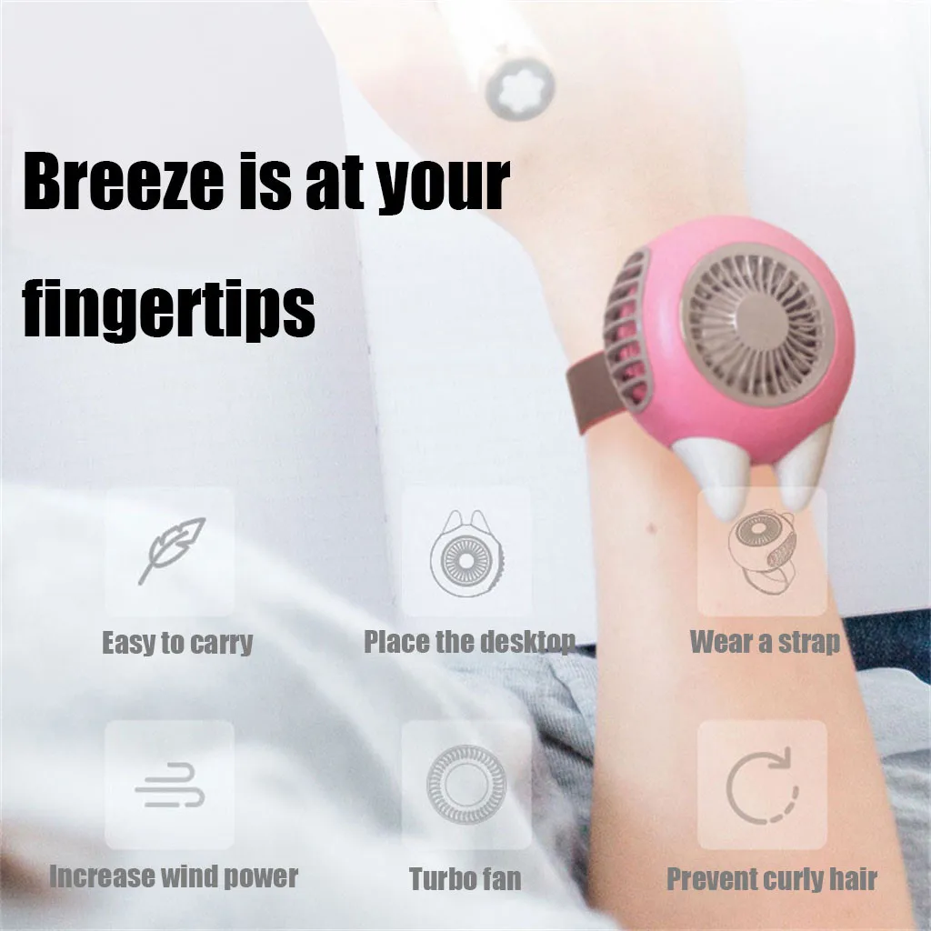 Turbo USB низкая Шум умный дом мини Портативный портативный вентилятор