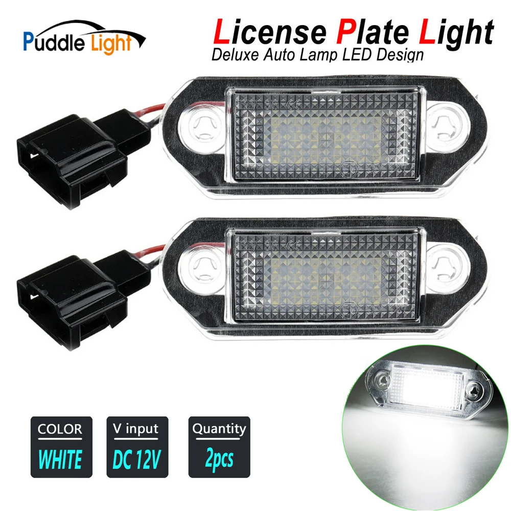 1 пара светодиодный ных ламп для номерного знака автомобиля VW Golf3 Jetta Skoda Octavia I