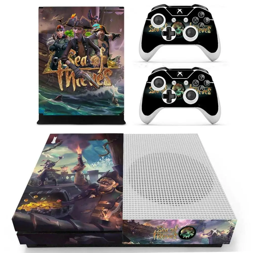 Морские воры наклейки s для Xbox One S виниловые на кожу Pegatinas one тонкая консоль и два