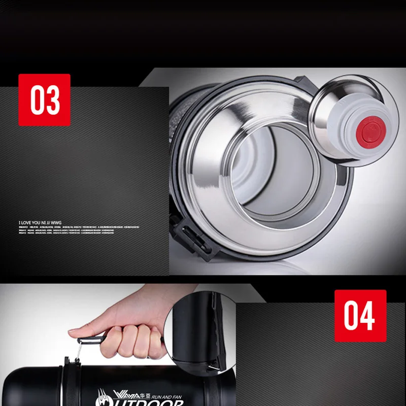 Большие Термосы Из Нержавеющей Стали термосы с двойной стенкой термос вакуумной