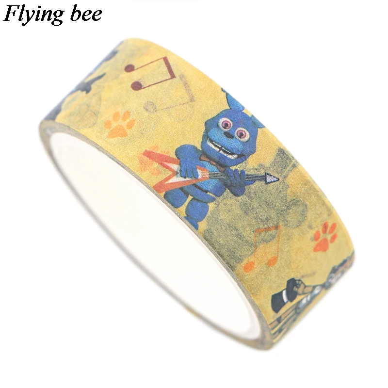 Flyingbee 15 мм x 5 м кукла из фильма ужасов washi лента бумага DIY декоративная клейкая