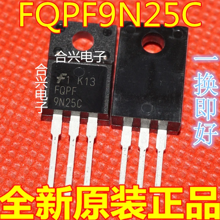 100% новый и оригинальный FQPF9N25C TO-220F 9N25C | Электроника