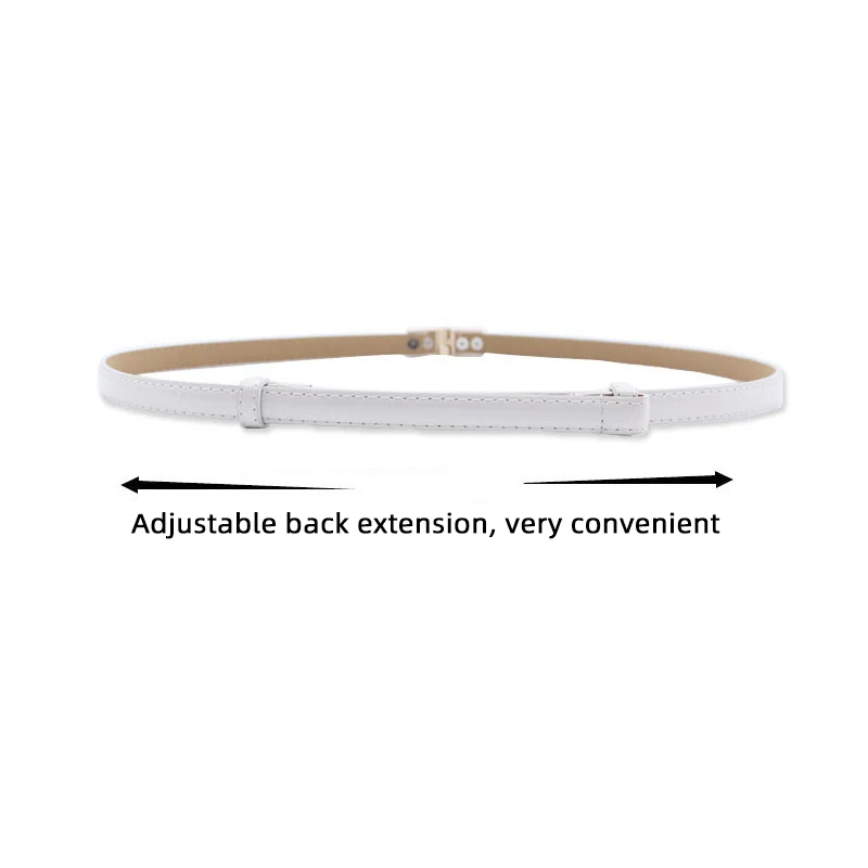 Fashion Belts For Women Thin Adjustable Leather Belt Female Alloy Buckle Dress Waist ceinture femme pasek damski | Аксессуары для