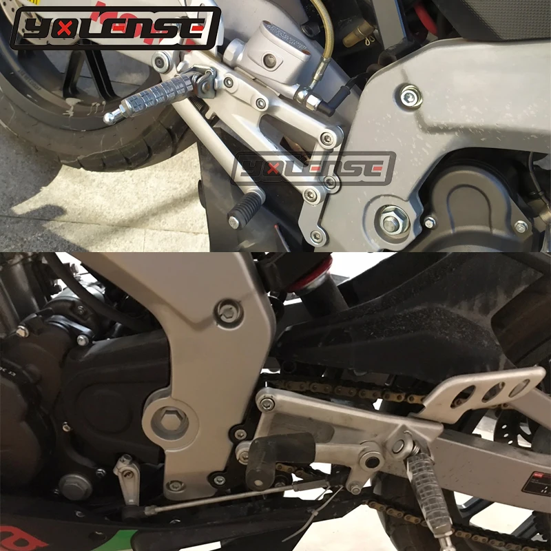 Мотоцикл CNC Алюминиевые Подножки для ног педали Rearset подставка Aprilia GPR125 GPR150 GPR 12 150 |