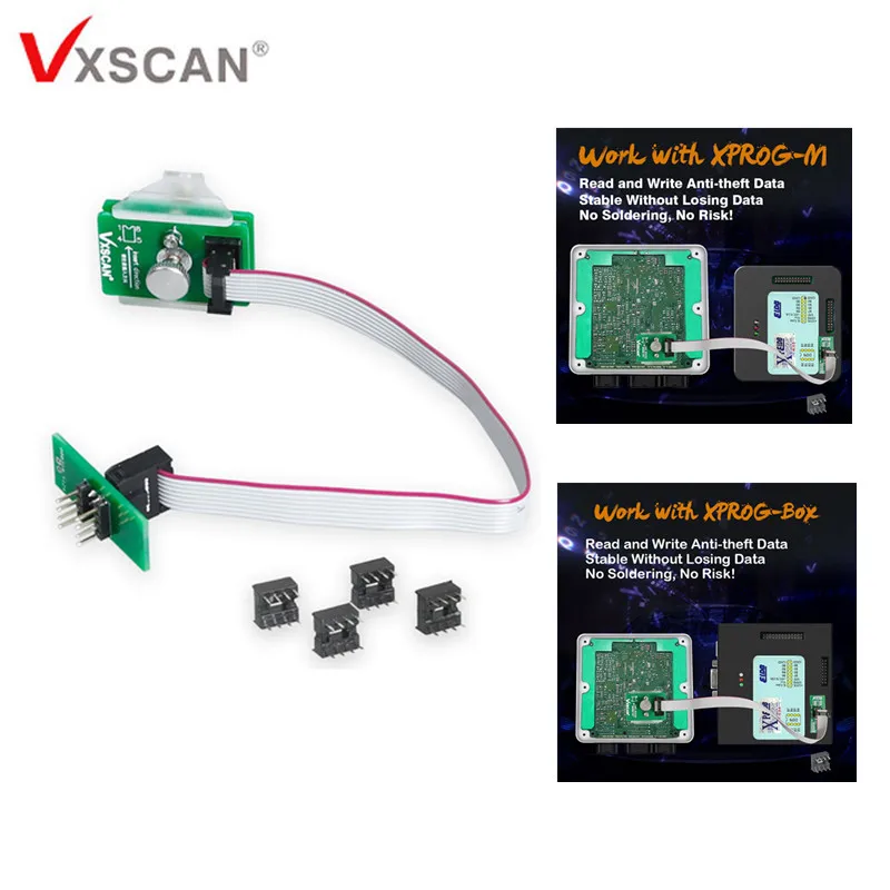 VXSCAN 8Pin адаптер для BMW FEM BDC 95128/95256 чип Противоугонный считывания данных|Кабели и