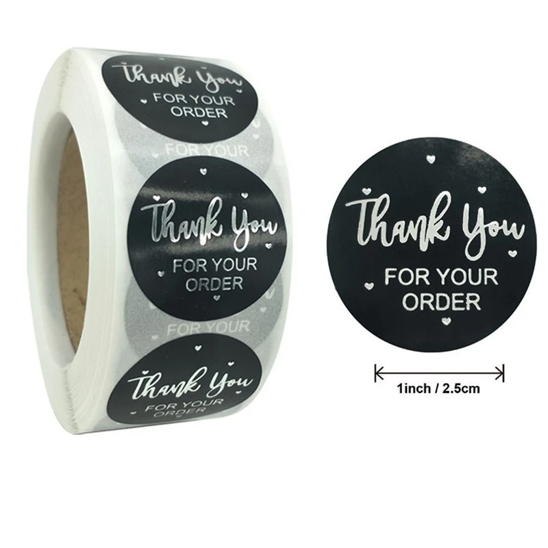 Фото - 500pcs/roll Thank you for your order sticker Heart Shopping Small Handmade Craft Label Envelope Sealing Labels Stationery Supply 500pcs roll thank you for celebrating with us stickers for baby shower envelope decoration sealing labels kid stationery supply