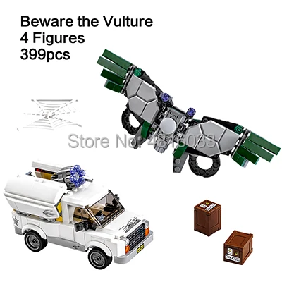 Marvel Супергерои Мстители 4 эндигра Sanctum Minifigs фигурки танос Человек-паук Доктор Стрэндж строительные кубики, детские игрушки в подарок - Цвет: Beware the Vulture