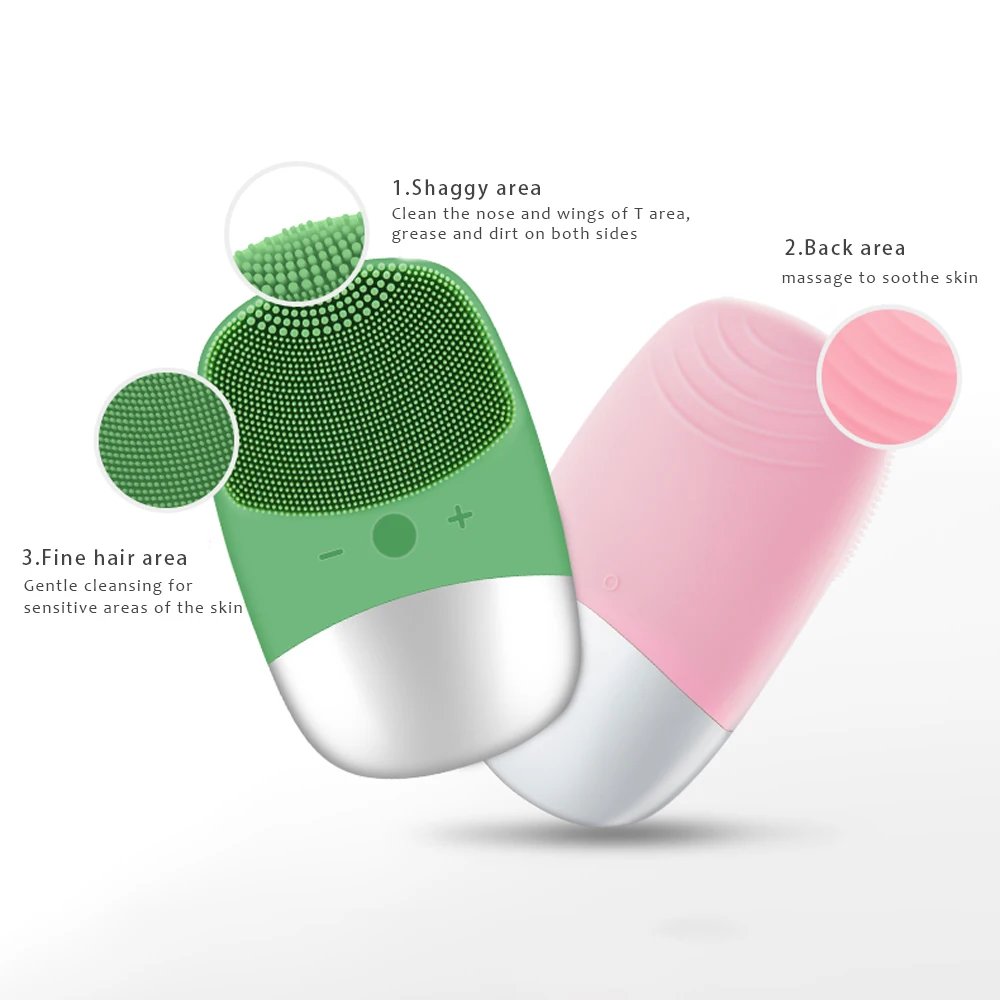 Щетка для очищения лица устройство ухода за кожей водонепроницаемый