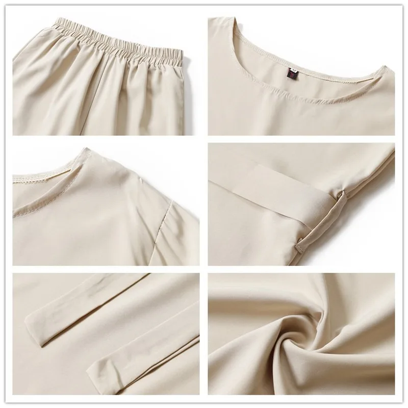 

Donsignet Muslim Sets Arab Muslim Fashion Long Dress Plus Size Two-piece Suit Long Sleeve Suit Abaya Turkey Abaya Dubai Belt