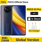 Смартфон POCO X3 Pro, глобальная версия дюйма, 8 ГБ, 256 ГБ, Snapdragon 860, четыре камеры с искусственным интеллектом, 6,67 Гц, 120 мА  ч, зарядка 33 Вт, NFC