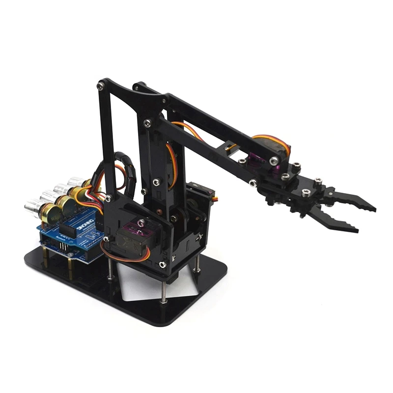 Хит! Diy акриловый робот-манипулятор для Arduino Kit 4Dof Toys механический захват