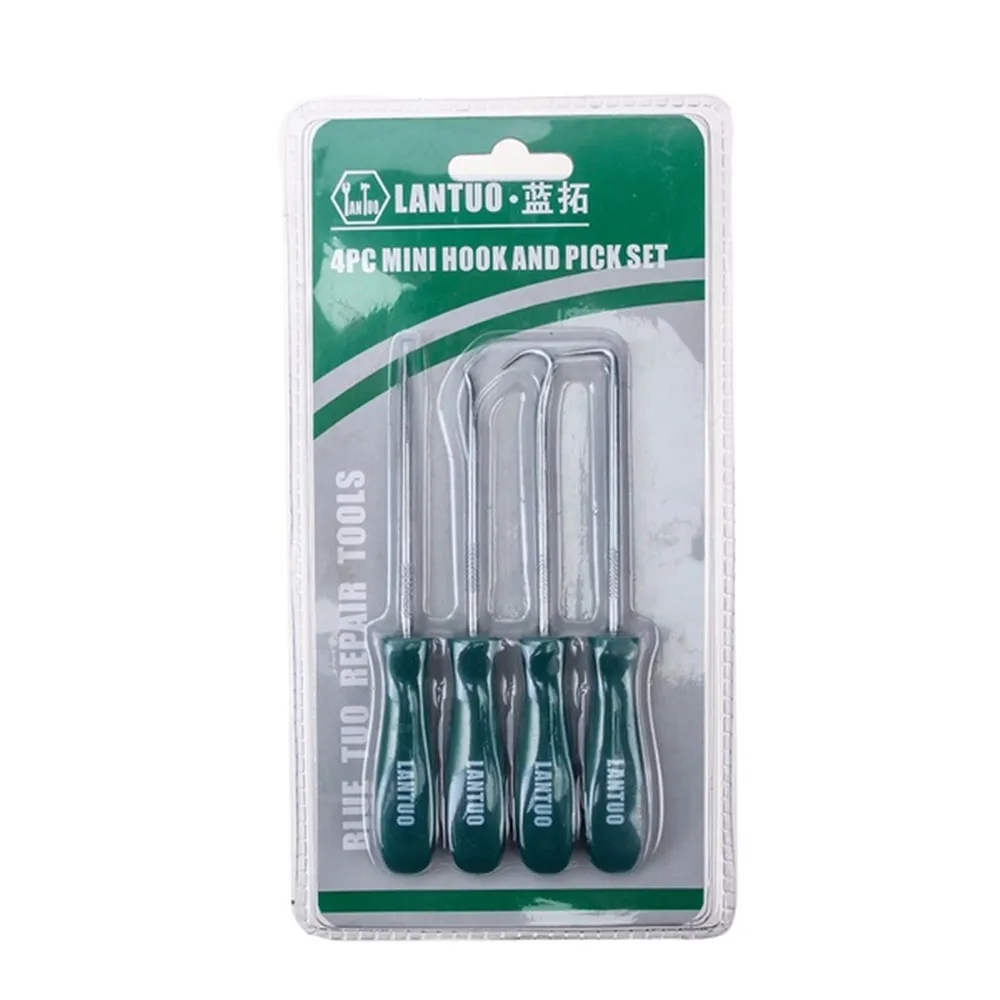 

4Pcs 135mm Car Auto Vehicle Oil Seal Screwdrivers Set O-Ring Seal Gasket Puller Remover Pick Hooks Tools