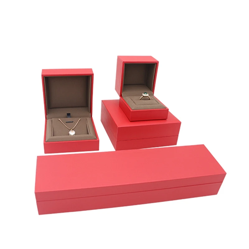 Jwellery Чехлы и дисплеи для коробка подарка упаковывая браслет кулон двух колец