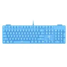 New girl multicolor gaming mechanical wired keyboard 104-key USB interface white backlight suitable for gamers PC laptops