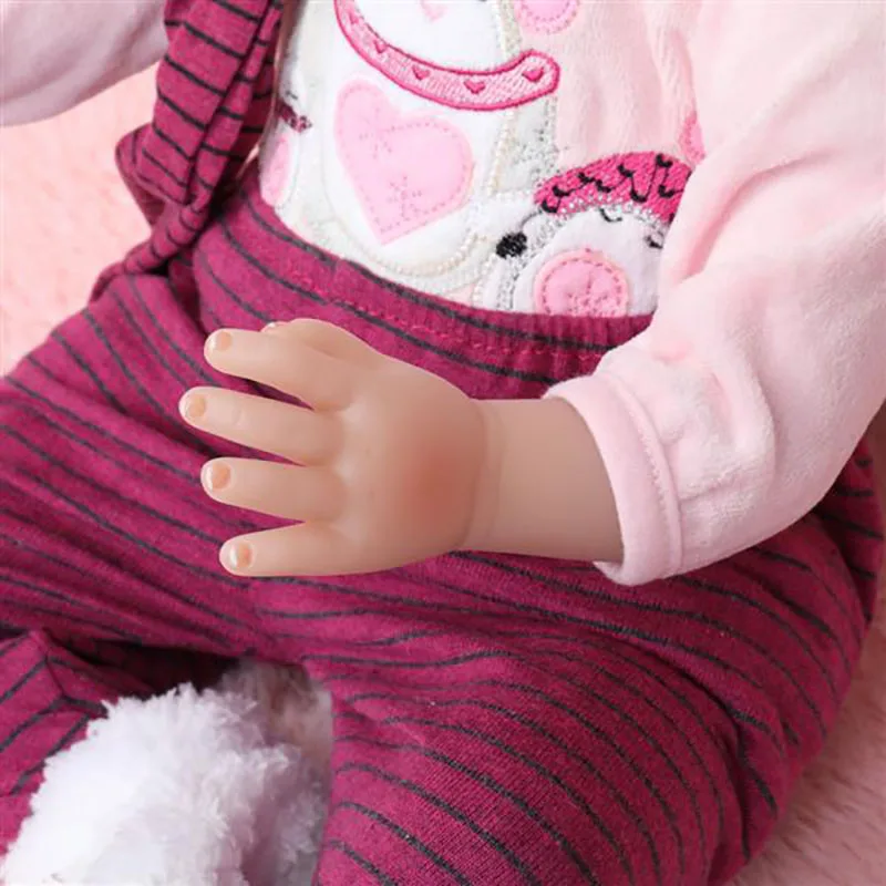 

22 Snowman Striped Clothes Baby Doll Cloth Body Simulation Doll Child Kids Toys USA Warehouse In Stock