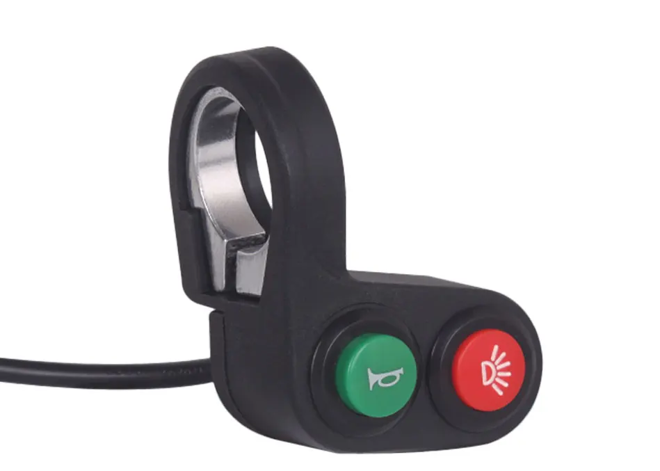 Headlight Switch horn light Switch 2 in 1 on/off 160cm 12V-80V ebike Accessories