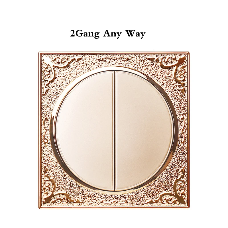 Континентальный резной 86 стены отель дома мощность круглый переключатель