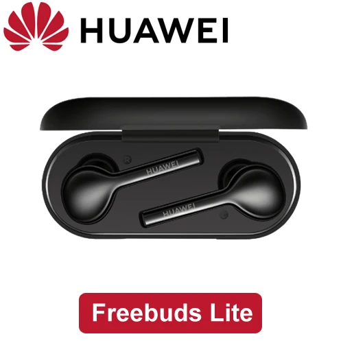 Freebuds Lite Black Huawei Honor Flypods Lite Freebuds Lite Беспроводные Наушники Hi-Fi Bluetooth наушники TWS водонепроницаемые IP54 управление нажатием - Цвет: Freebuds Lite Black