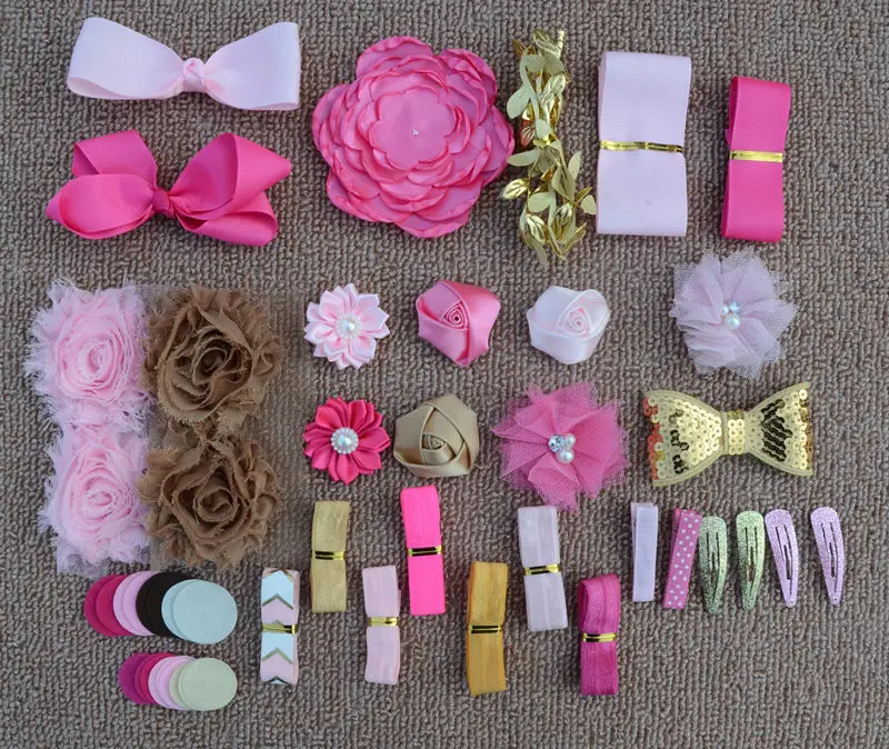 CR-DIY-8 Повязка на голову "сделай сам" комплект Baby Shower повязка на голову, комплект День рождения DIY набор для волос аксессуары для волос повязка на голову набор для изготовления повязка на голову "сделай сам" s - Цвет: CR-DIY-8