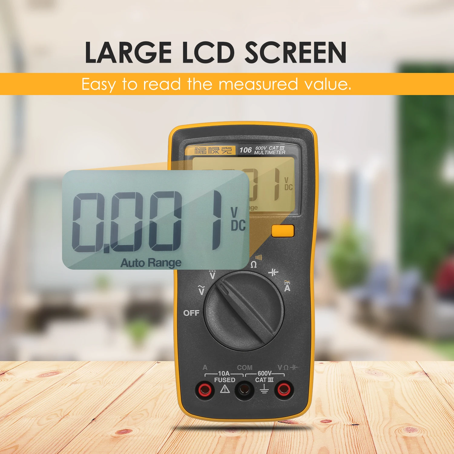Цифровой мультиметр Fluke 106 F106 600 В 10 А | Инструменты