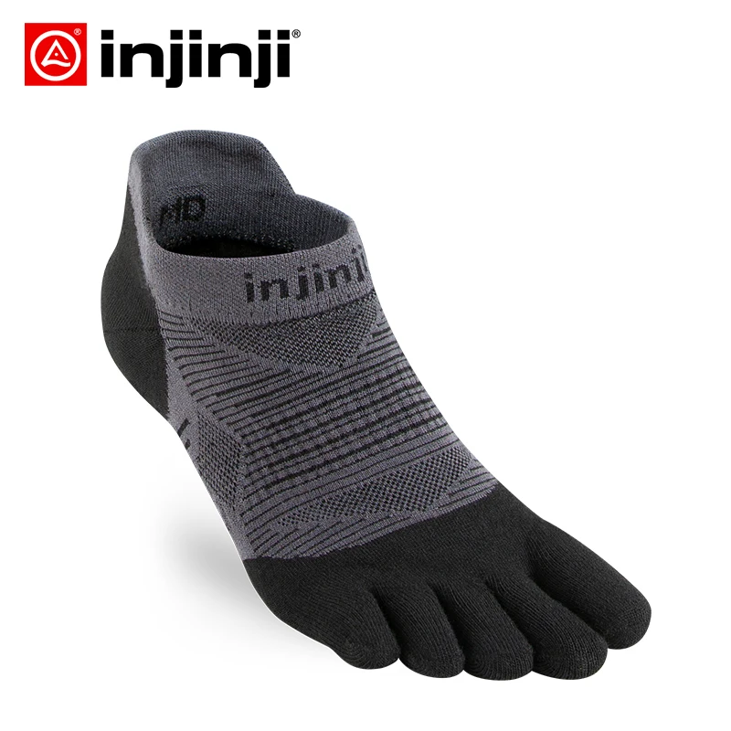 Injinji Five-Finger Sneakers Socks Low-cut Thin Running Sports COOLMAX Sweat-absorbent Quick-drying Yoga Cycling for Mens