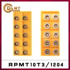 Вставки из цементированного карбида RPMT10T3 MOE-JS, VP15TF, RPMT1204, MOE-JS, VP15TF, для фрезерного станка с ЧПУ, 10 шт.