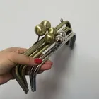 2 шт. 22X9 см с 25 мм большим шариком или 25X9 см с 30 мм большим шариком серебряной или антикварной латунной металлической рамкой для кошелька obag с ручками