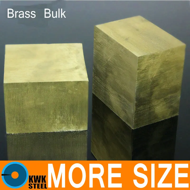 Brass Block Bulk Sheet Plate of CuZn40 2.036 CW509N C28000 C3712 H62 Mould Material Laser Cutting NC Free Shipping