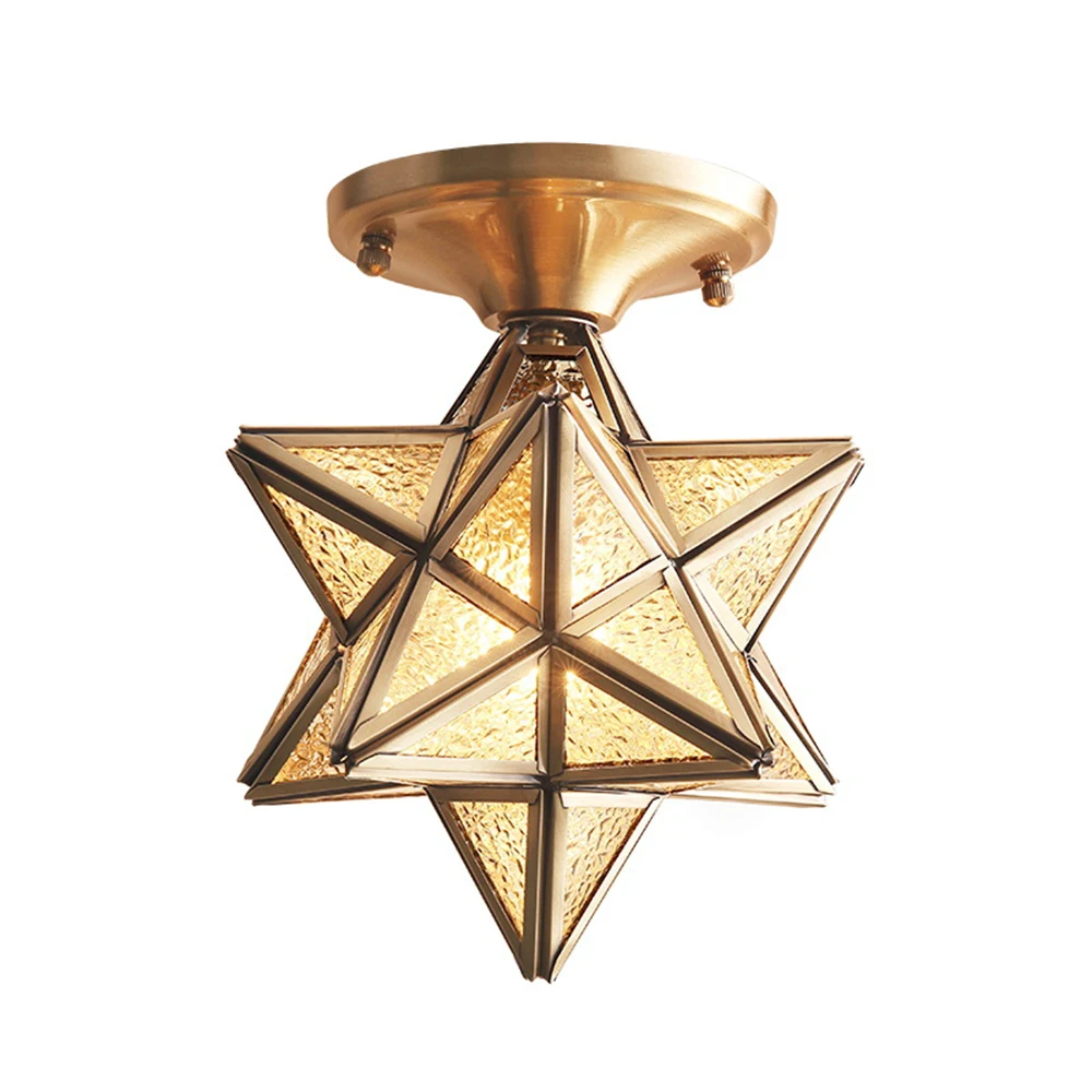 110 В 220 Моравская Звезда Потолочный Подвесной Светильник с Держателем Лампы E27