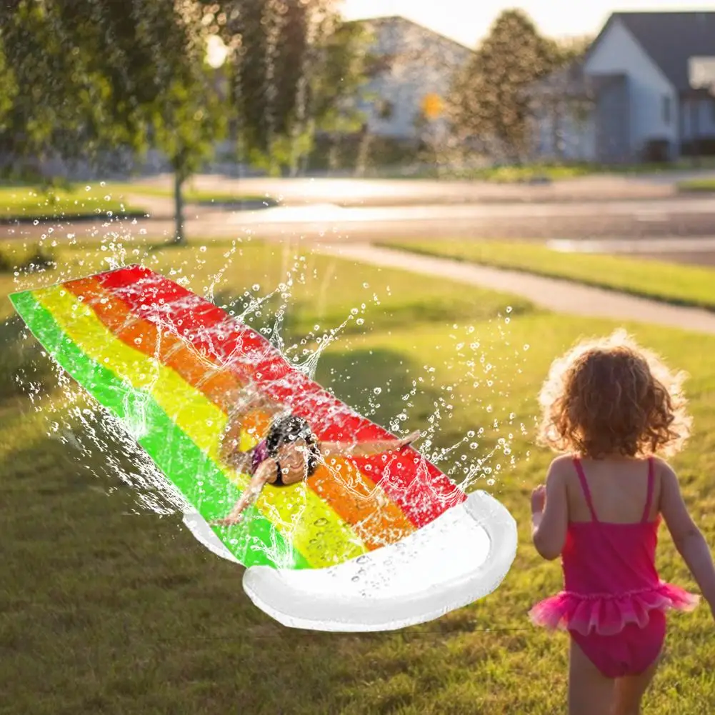 

Water Slide Thick Durable Racing Slip Slide Mat Inflatable Spray Water Toy For Kids Adults Outdoor Game