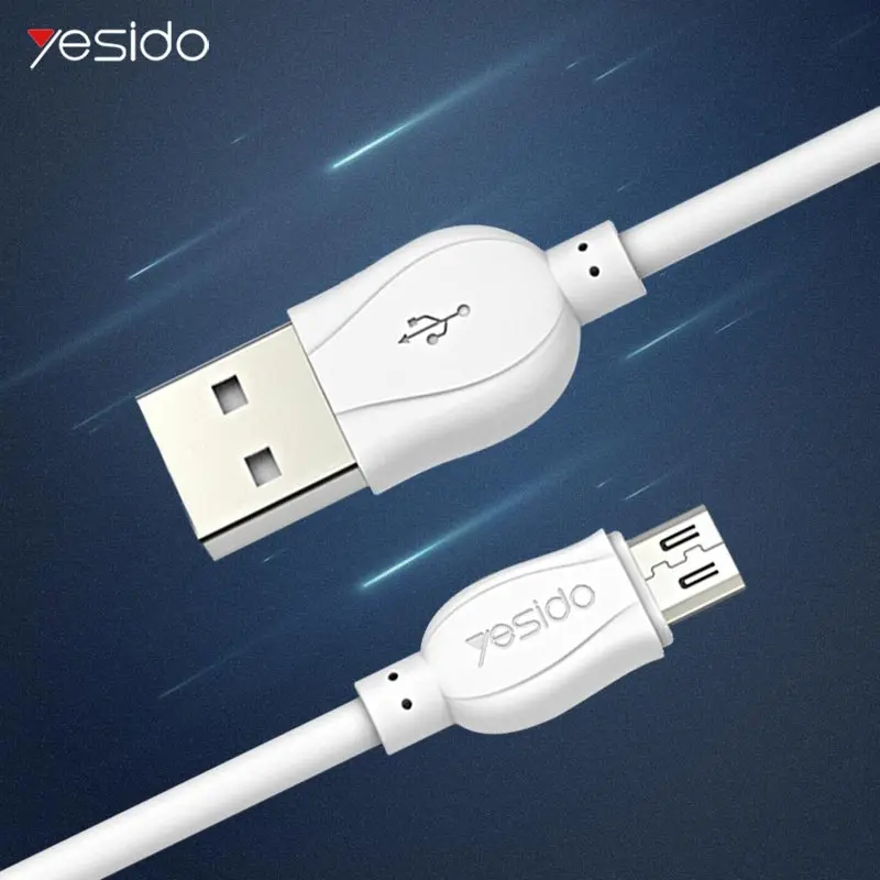 Yesido Быстрый зарядный кабель для передачи данных 2.4A Micro USB Samsung Huawei Xiaomi LG планшетный