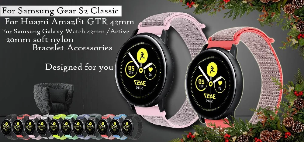 20 мм ремешок для смарт-часов Garmin vivoactive 3 музыки/Vivoactive HR/vivoactive 3/Forerunner 645 245 245M Спортивные Силиконовый смарт-браслет