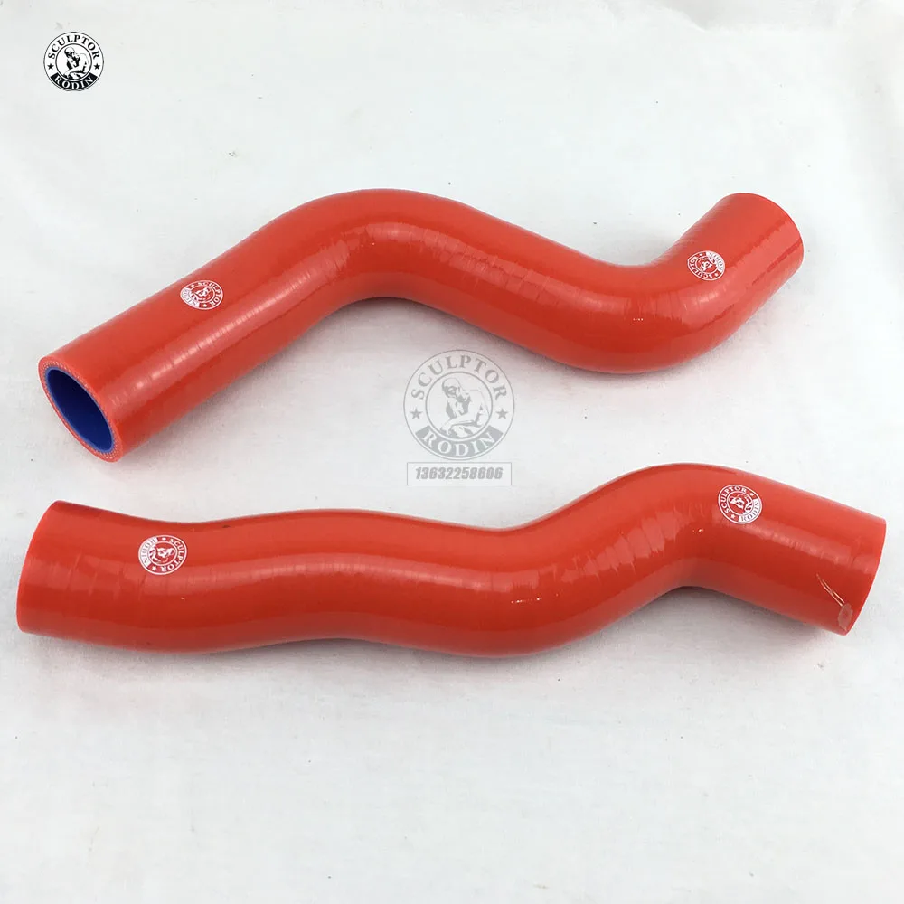 K8-87 RED Силиконовый радиатор хладагент нагреватель шланг для FIAT LANCIA DELTA INTEGRALE 16 В MK2(2 шт) красный/синий/черный - Цвет: K8-87 RED