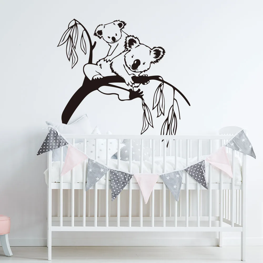 Koala bear generation резные съемные модные креативные настенные наклейки для спальни |