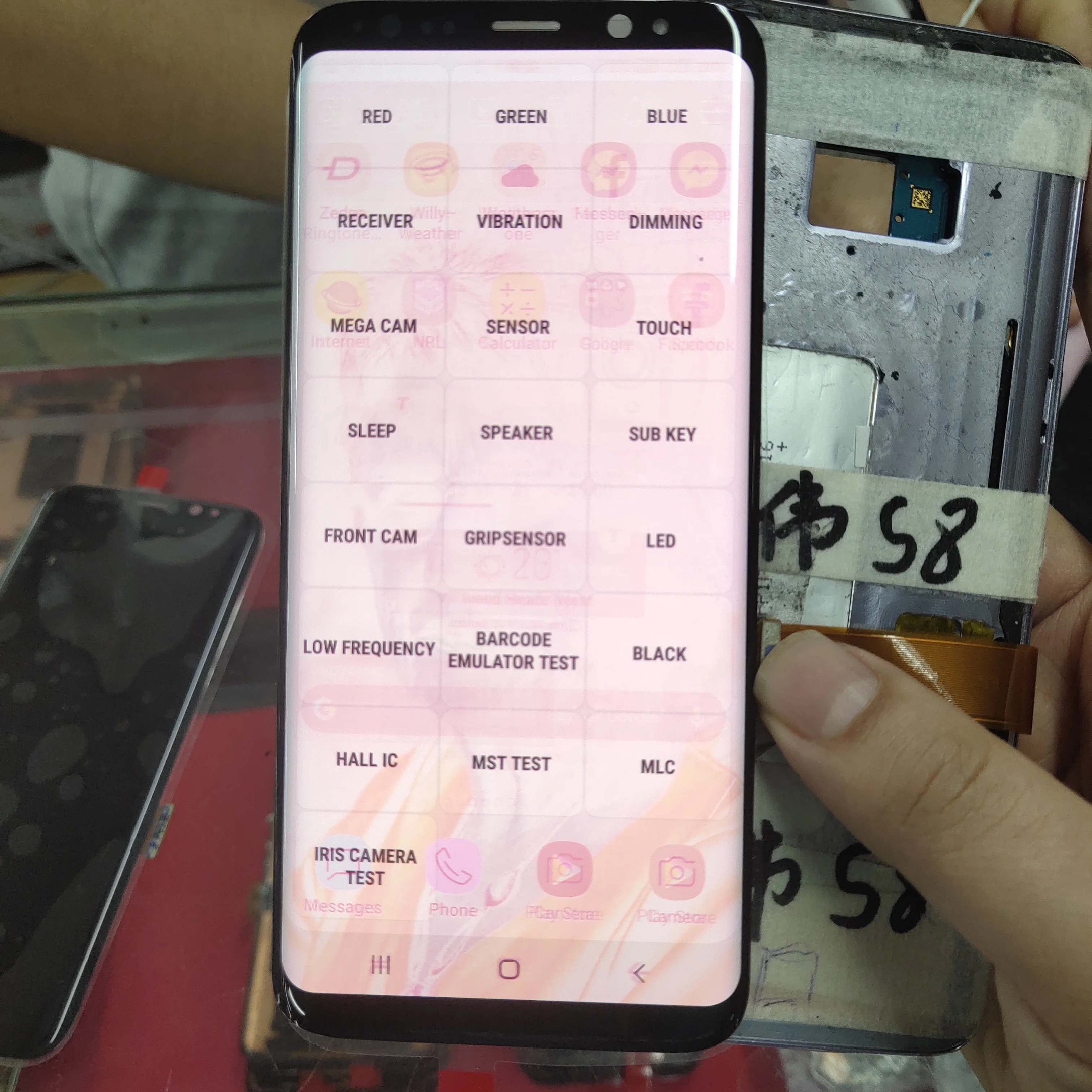 Оригинальный дигитайзер сенсорного экрана для Samsung Galaxy S8 G950 G950F ЖК дисплей G955 Plus