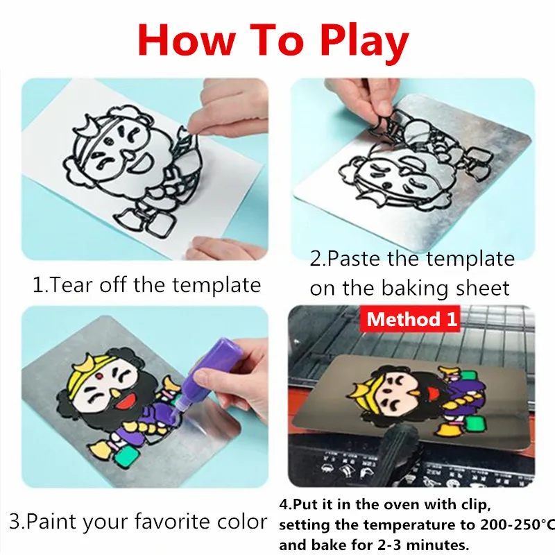 Дети DIY Рисование игрушки мультфильм клей темперная живопись искусство для детского сада ремесло Детские игрушки ребенок день рождения игрушки для детей