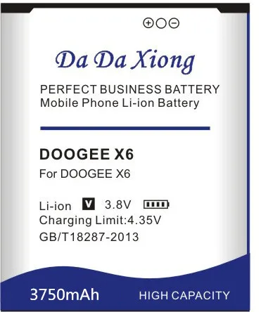 Da Xiong 3750 мАч DOOGEE X6 Аккумулятор Для DOOGEE X6 DOOGEE x6 pro
