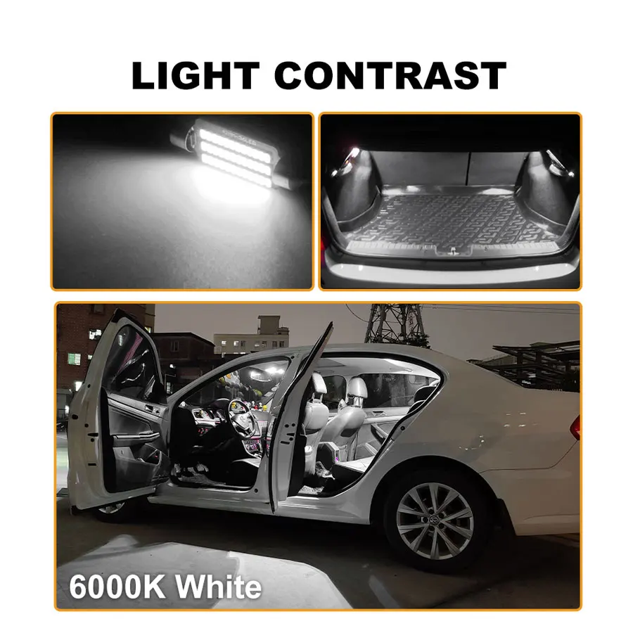 One Set LED Interior Light For Mazda CX5 3 BK BL BM BN 6 GG GH GJ GL CX3 CX7 CX9 MX-5 Miata C5W Canbus Dome Map Glove Box Lamp | Автомобили