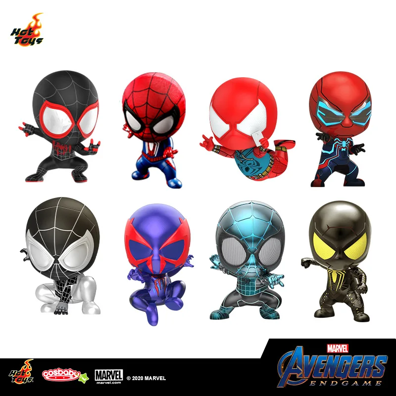 

Marvel легенды Человек-паук HotToys Q версия мини 10 см экшн-фигурки Коллекционные фигурки подарок на Хэллоуин игрушки