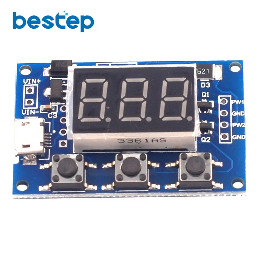 DC 5-30V Micro USB 5V независимый pwm генератор сигналов 2-канальный двухканальный цифровой