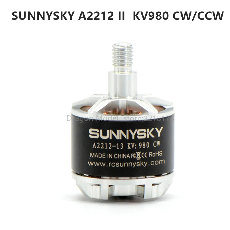 Sunnysky A2212 980KV CW CCW бесщеточный двигатель для F450 F550 квадрокоптера радиоуправляемого