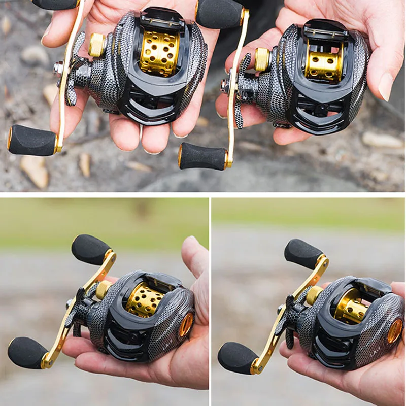 

YUBOSHI 2021 New 4+1BB Fishing Reel Strong Drag Power 6kg Right/Left Handed Carp Fishing Wheels Fishing Tracking