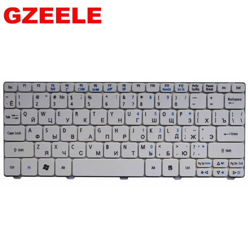 Русская клавиатура для ноутбука Acer Aspire One Happy 2 ZE-7 E100 AOE100 P0VE6 POVE6 ZE6 ZE7 N55C RU |