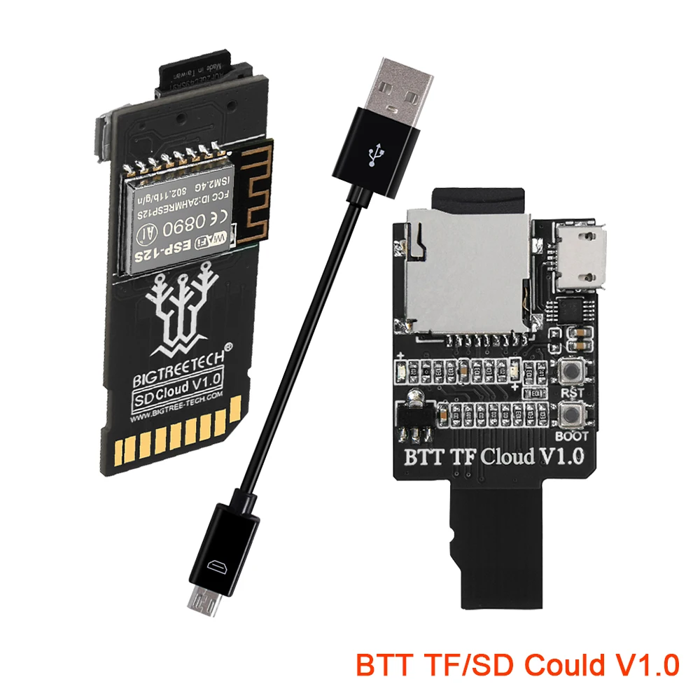 Модуль расширения BIGTREETECH BTT TF Cloud SD V1.0 детали для 3D принтера SKR V1.3 V1.4 MINI E3 TMC2208|Детали