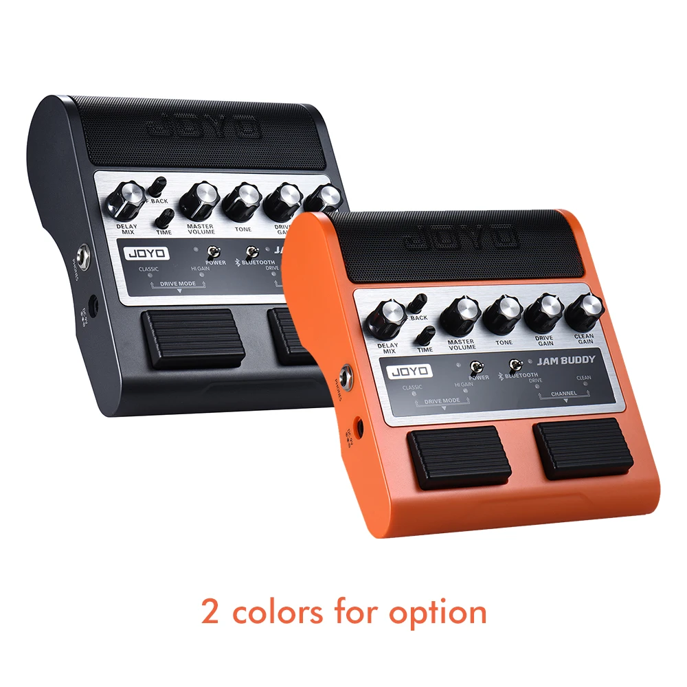 JOYO JAM BUDDY портативный Перезаряжаемый Bluetooth 4,0 двухканальный 2*4 Вт Педальный Стиль Гитарный Усилитель колонка с усилителем с задержкой