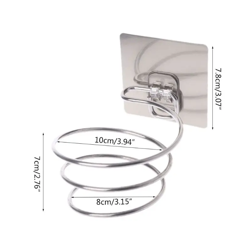 Держатель для фена держатель воздуходувки клейкая настенная подставка ногтей